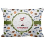 Sports Decorative Baby Pillowcase - 16"x12" (Personalized)