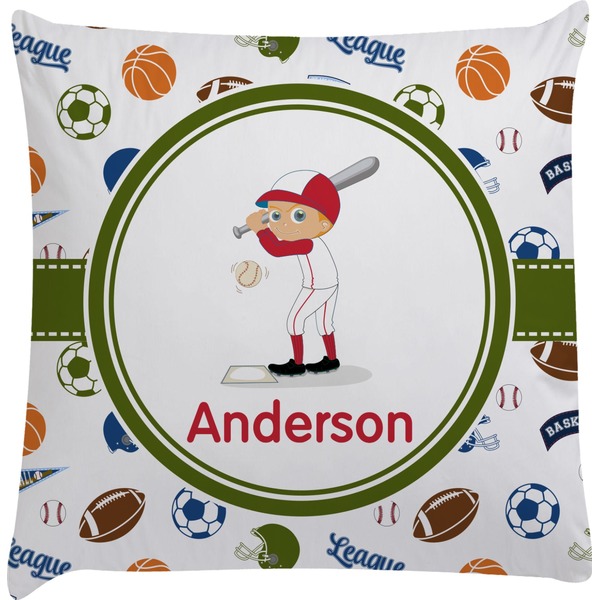 Custom Sports Decorative Pillow Case (Personalized)