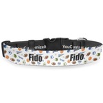 Sports Deluxe Dog Collar - Large (13" to 21") (Personalized)