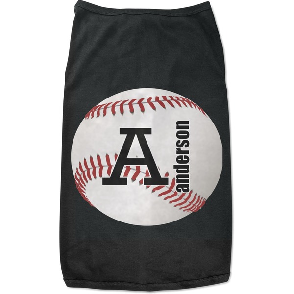 Custom Sports Black Pet Shirt - 2XL (Personalized)