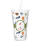 Sports Double Wall Tumbler with Straw (Personalized)