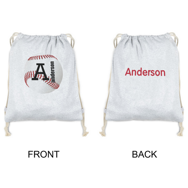 Sports Drawstring Backpacks - Sweatshirt Fleece - Double Sided - APPROVAL