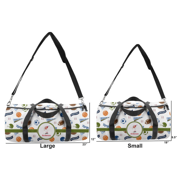 Sports Duffle Bag Small and Large