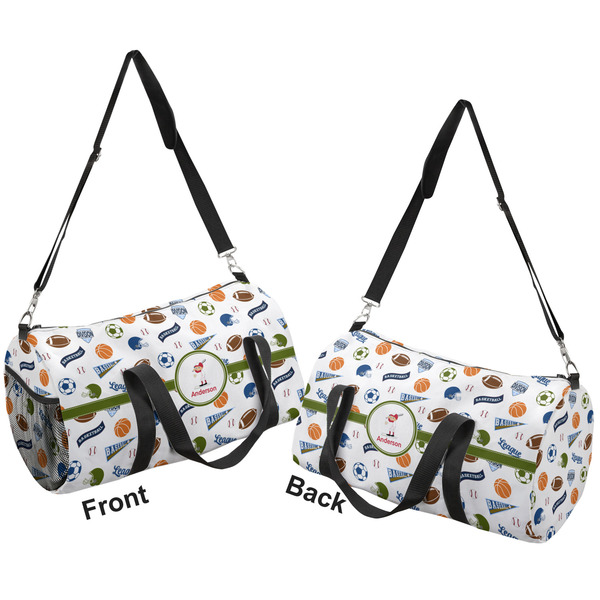 Sports Duffle bag large front and back sides