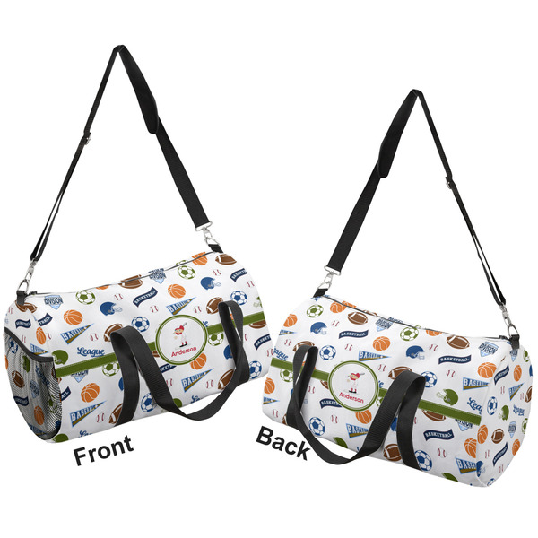 Sports Duffle bag small front and back sides