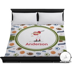 Sports Duvet Cover - King (Personalized)