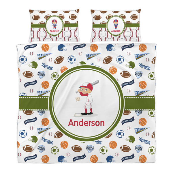 Sports Duvet Cover Set - King - Alt Approval