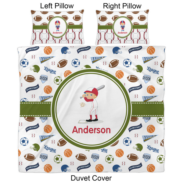 Sports Duvet Cover Set - King - Approval