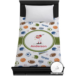 Sports Duvet Cover - Twin XL (Personalized)