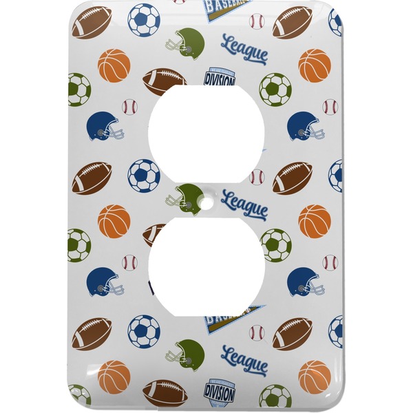 Custom Sports Electric Outlet Plate