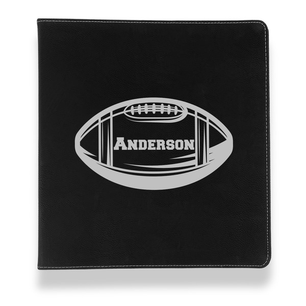 Sports Leather Binder - 1" - Black - Front View