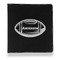 Sports Leather Binder - 1" - Black (Personalized)