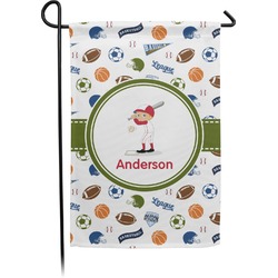 Sports Small Garden Flag - Double Sided w/ Name or Text