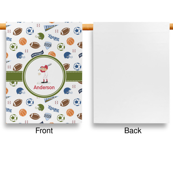 Sports Garden Flags - Large - Single Sided - APPROVAL