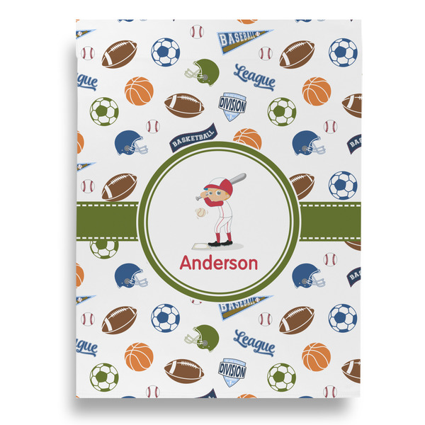 Sports Garden Flags - Large - Single Sided - FRONT