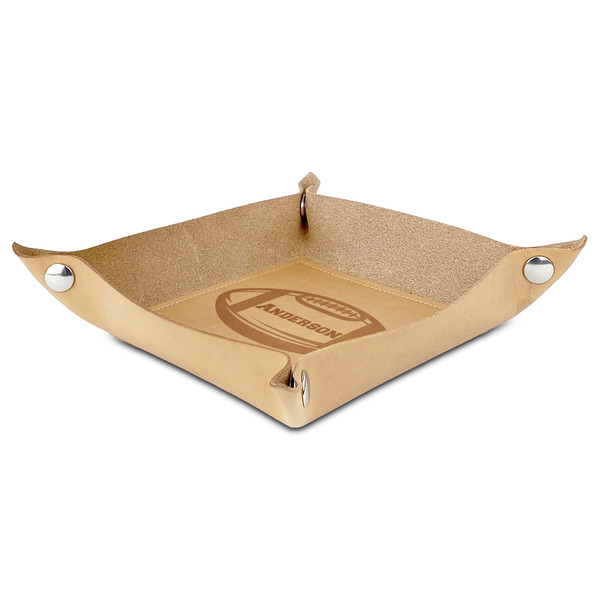 Sports Genuine Leather Valet Trays - ANGLE (folded)