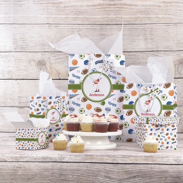 Sports Gift Bags - In Context