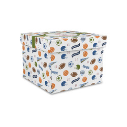 Sports Gift Box with Lid - Canvas Wrapped - Small (Personalized)