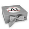Sports Gift Boxes with Magnetic Lid - Silver - Front