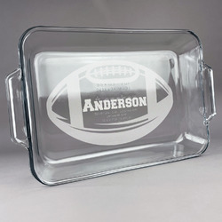 Sports Glass Baking and Cake Dish (Personalized)