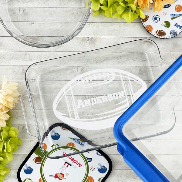 Sports Glass Baking Dish - LIFESTYLE (13x9)