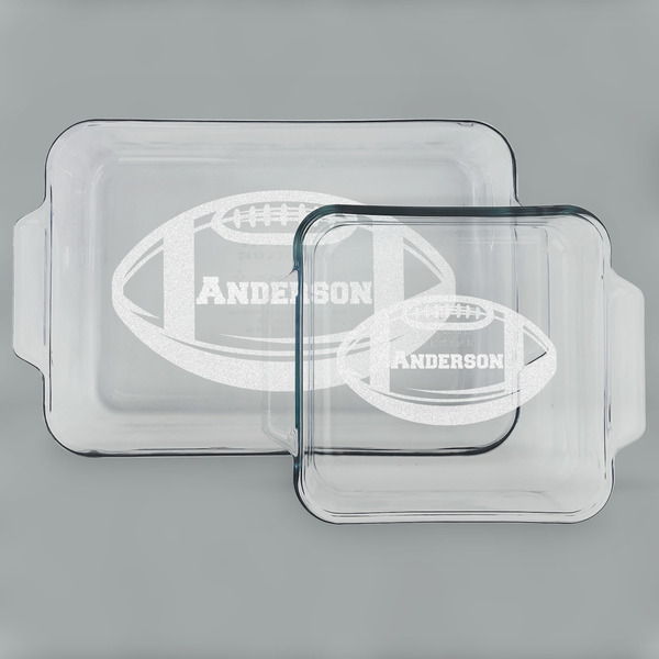 Sports Glass Baking Dish Set - MAIN (set)