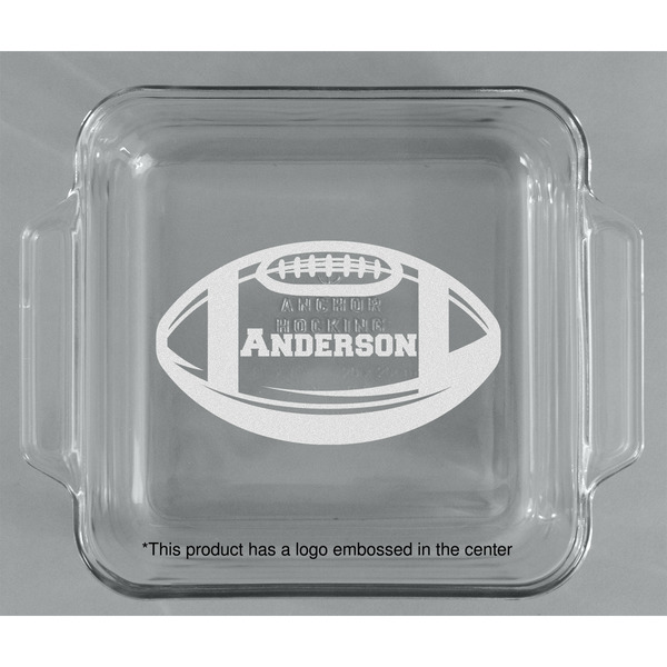 Sports Glass Cake Dish - APPROVAL (8x8)