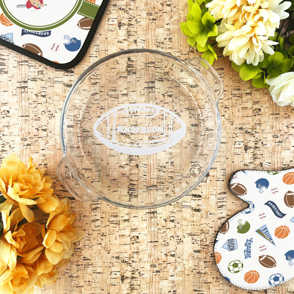 Sports Glass Pie Dish - LIFESTYLE