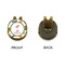 Sports Golf Ball Hat Clip Marker - Apvl - GOLD