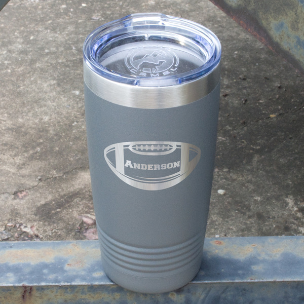 Sports Gray Polar Camel Tumbler - 20oz - Angled