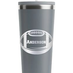 Sports RTIC Everyday Tumbler with Straw - 28oz - Grey - Single-Sided (Personalized)