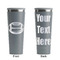 Sports Grey RTIC Everyday Tumbler - 28 oz. - Front and Back