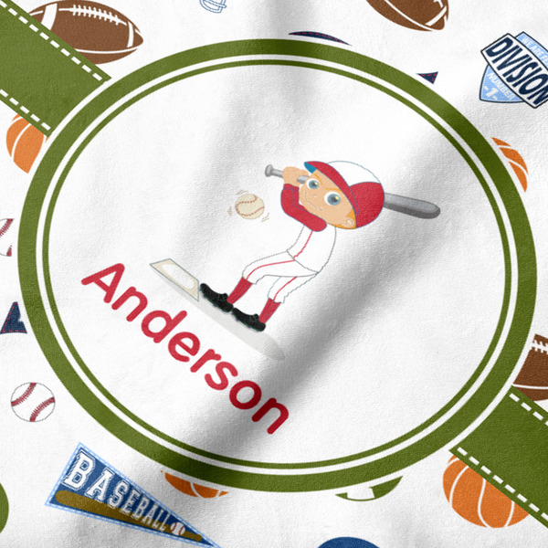 Sports Hooded Baby Towel- Detail Close Up