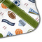 Sports Hooded Baby Towel- Detail Corner