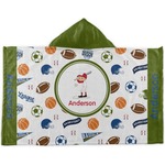 Sports Kids Hooded Towel (Personalized)
