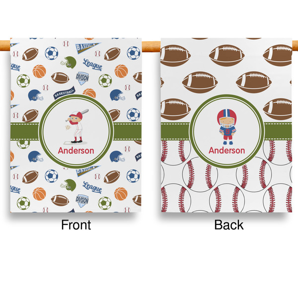 Sports House Flags - Double Sided - APPROVAL