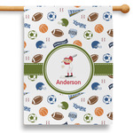 Sports 28" House Flag (Personalized)