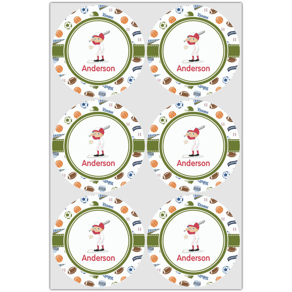 Sports Icing Circle - Large - Set of 6