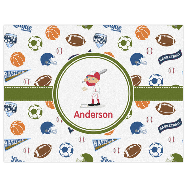 Sports Indoor / Outdoor Rug - 6'x8' - Front Flat