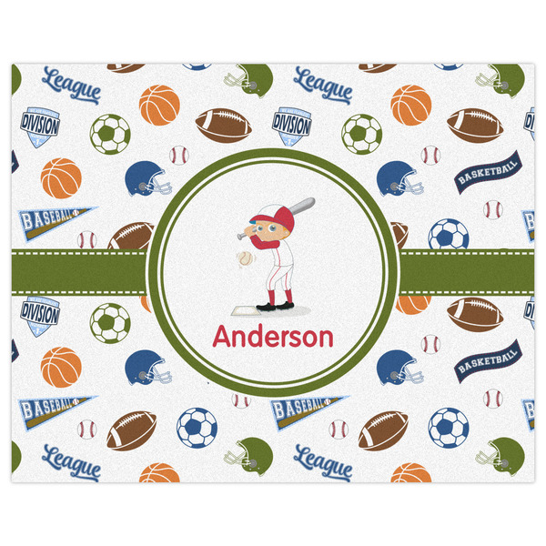 Sports Indoor / Outdoor Rug - 8'x10' - Front Flat