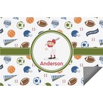 Sports Indoor / Outdoor Rug - 6'x8' w/ Name or Text
