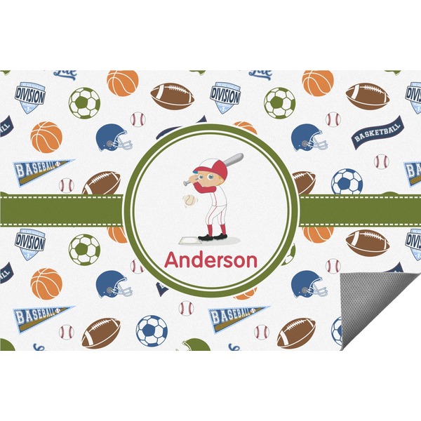 Custom Sports Indoor / Outdoor Rug (Personalized)