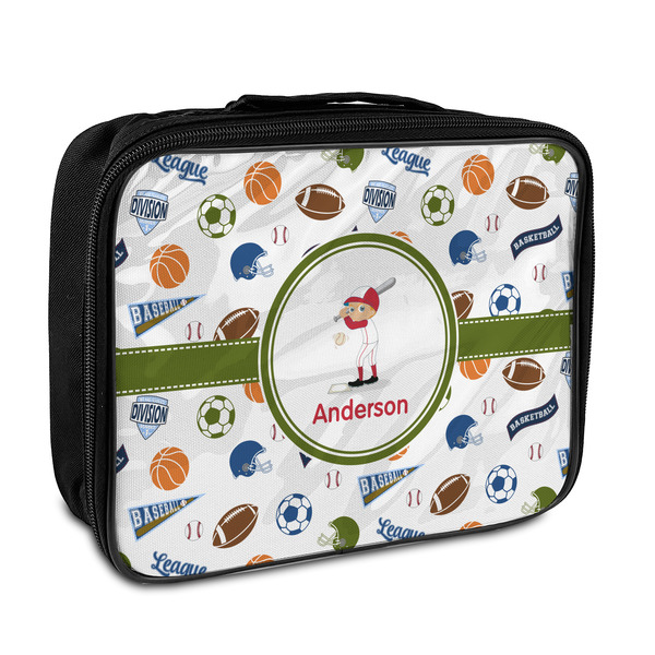 Custom Sports Insulated Lunch Bag (Personalized)
