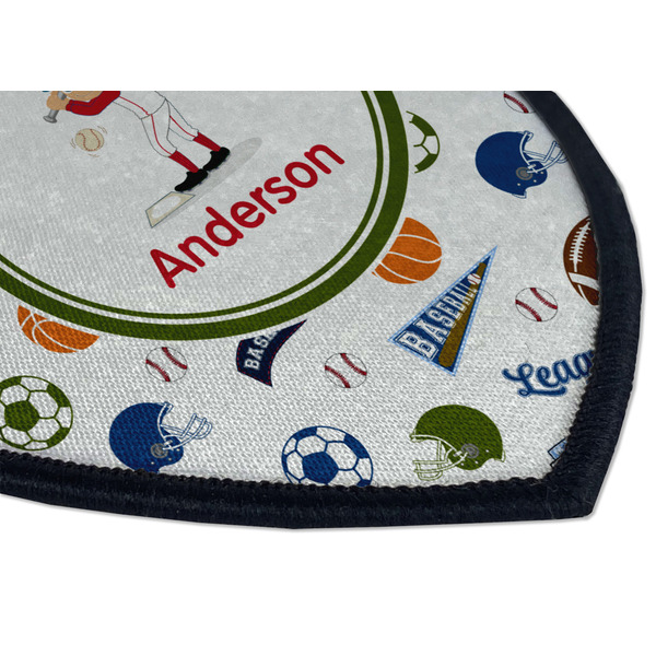 Sports Iron on Shield 3 Detail