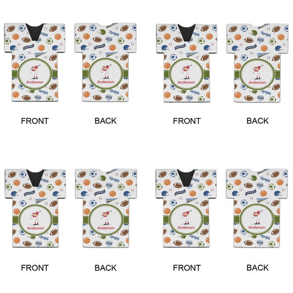 Sports Jersey Bottle Cooler - Set of 4 - APPROVAL