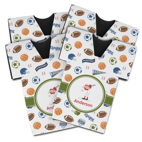 Sports Jersey Bottle Cooler - Set of 4 - MAIN (flat)