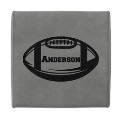Sports Jewelry Gift Box - Engraved Leather Lid (Personalized)