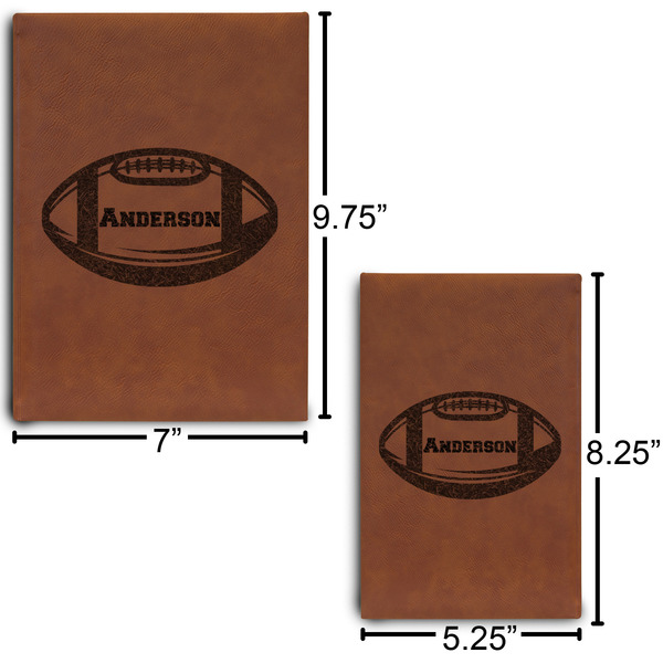 Sports Journal Size Comparisons w/ Dimensions