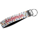 Sports Wristlet Webbing Keychain Fob (Personalized)
