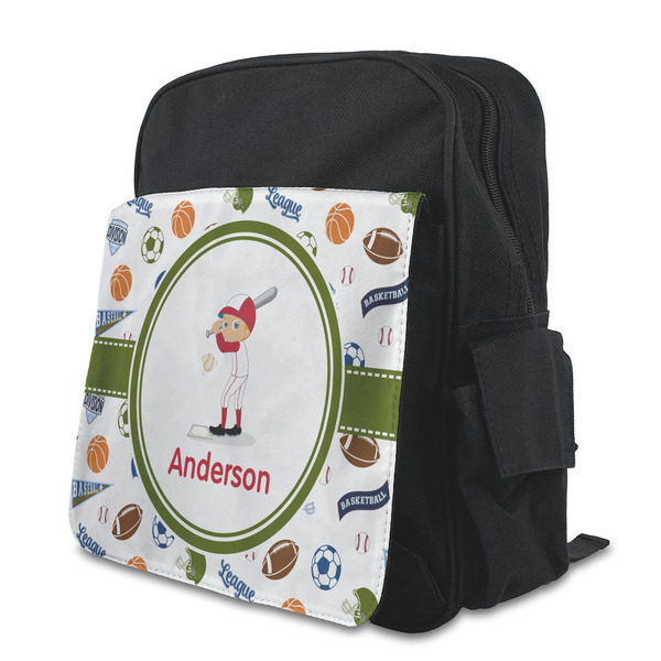 Custom Sports Preschool Backpack (Personalized)